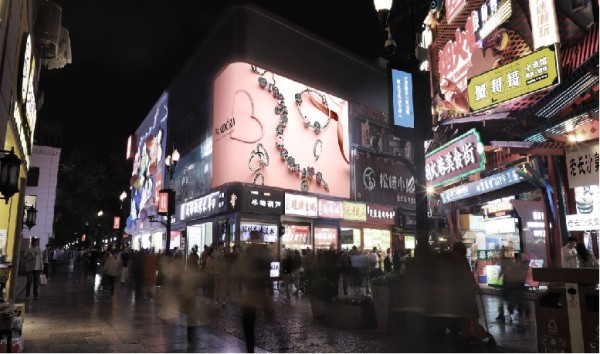 Jianghan Road Pedestrian Street LED Screen